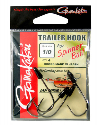 Крючки для спиннербейта Gamakatsu Trailer Hook Spiner Bait №1/0