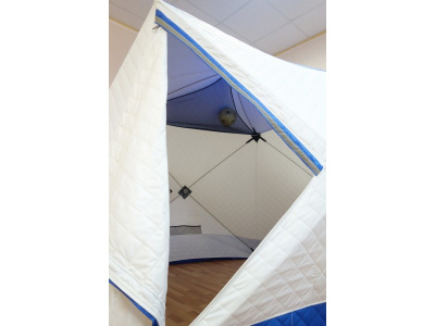 Зимняя палатка Призма Премиум Термолайт 215*215 Композит (3-сл) (бело-оранжевый)