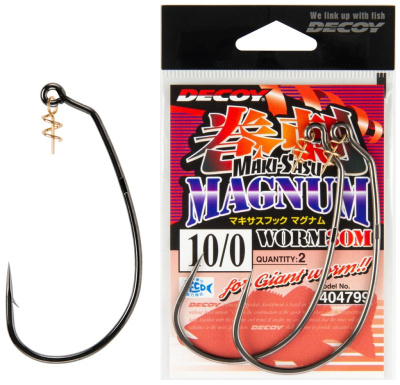 Офсетный крючок Decoy Worm 30 M Makisasu Hook Magnum #8/0 3шт.