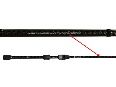 Спиннинг Ronin Rush Super Titanium 1.92m 0-5gr