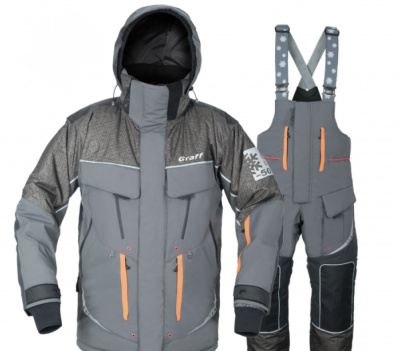 Костюм-поплавок зимний рыболовный Graff (WARMGUARD) 217-O-B L (182-188)