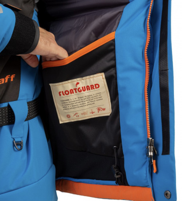 Костюм рыболовный Graff (поплавок -15°С) (215ОВ-3 черно-голубой) размер XXL (182-188)