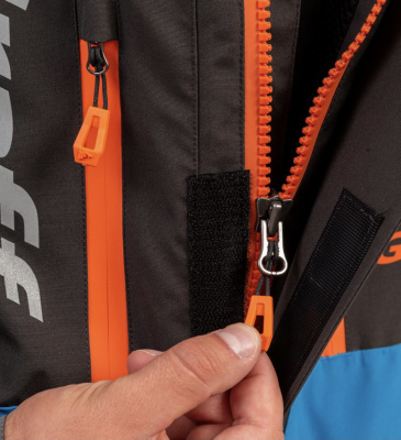 Костюм рыболовный Graff (поплавок -15°С) (215ОВ-3 черно-голубой) размер XL (176-182)