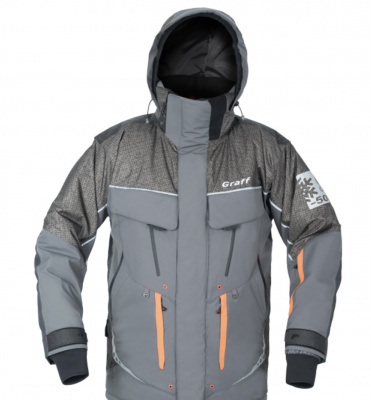 Костюм-поплавок зимний рыболовный Graff (WARMGUARD) 217-O-B L (182-188)