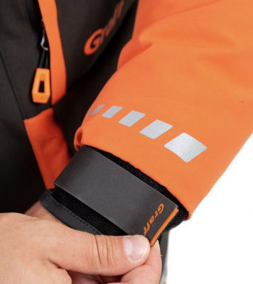 Костюм рыболовный Graff (поплавок -15°С) (215ОВ-11 черно-оранжевый) размер XL (176-182)