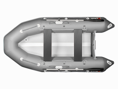 Надувная ПВХ лодка X-River Rocky 335 (красный , серая фурнитура) + дублирование тканью ПВХ дна
