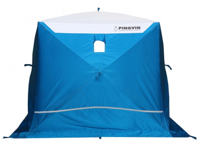 Зимняя палатка Призма Премиум STRONG (1-сл) 225*215 (бело-оранжевая)