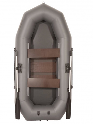 Лодка гребная под мотор Лоцман Профи С-300 МРС (серый)