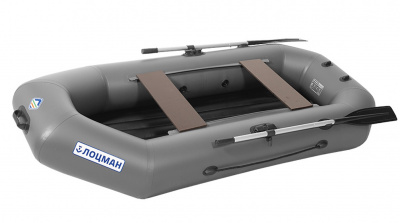 Лодка гребная Лоцман С-260 ВНД (серый)