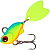Тейл-спиннер Narval Buzzing Bug 21gr #001-Blue Back Chartreuse