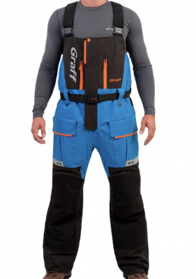 Костюм рыболовный Graff (поплавок -15°С) (215ОВ-3 черно-голубой) размер M (182-188)