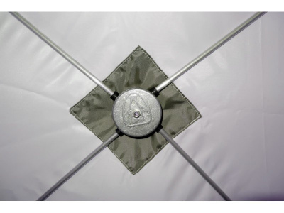 Походная баня Пингвин Призма Премиум (1-сл) 215*215 cm Композит (бело-зеленый)