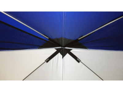 Всесезонная палатка Призма Шелтерс Big Twin (1-сл) 430*215 (бело-синий)